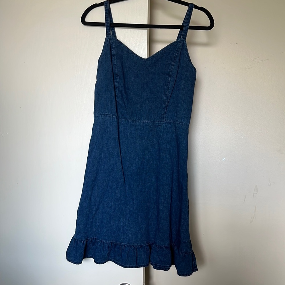 Old Navy Dark Denim Dress, Size Small